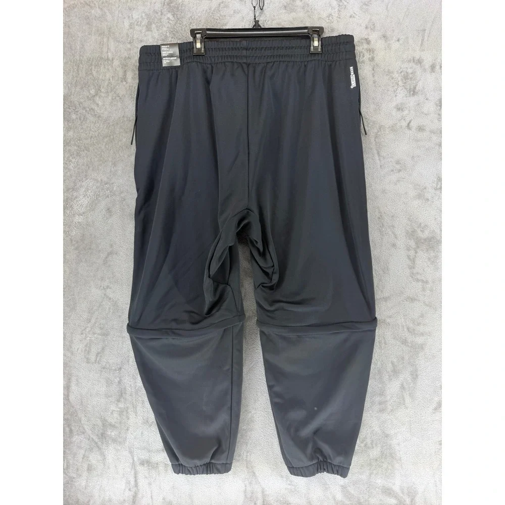 Adidas ClimaWarm Mens 2XL Black Training Pants KA4060 Multi Sport Joggers NEW